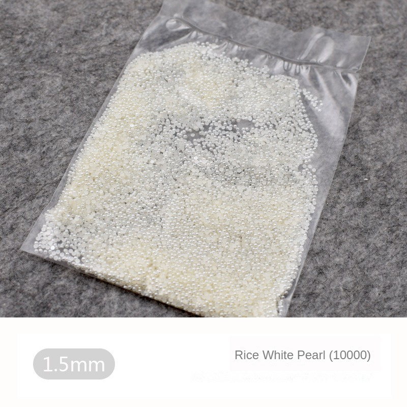 1PC trang trí móng tay thời trang đẹp thời trang làm móng tay xu hướng đáy phẳng ngọc trai phẳng ngọc trai trang sức móng tay muốn sang trọng phổ biến