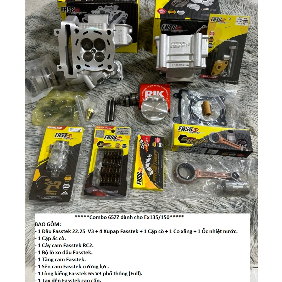 2452Combo 65zz fasstek dành cho xe Ex135/150. Mã 162555