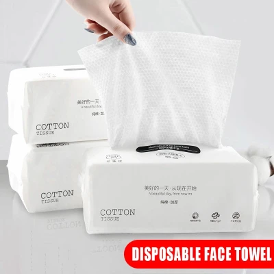 Thickened Pure Cotton Disposable Face Towel Facial Tissues Makeup Remover Cotton Pad Cleansing Towel 卸妆棉