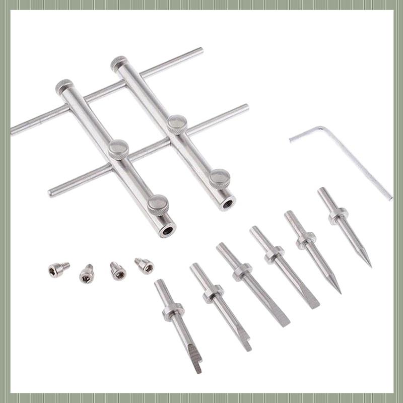 (YRJN) Lens Spanner Wrench Repair Open Tool Ring Remover Stainless Steel With Three Set Driver For Dslr Camera Repair Screwdriver