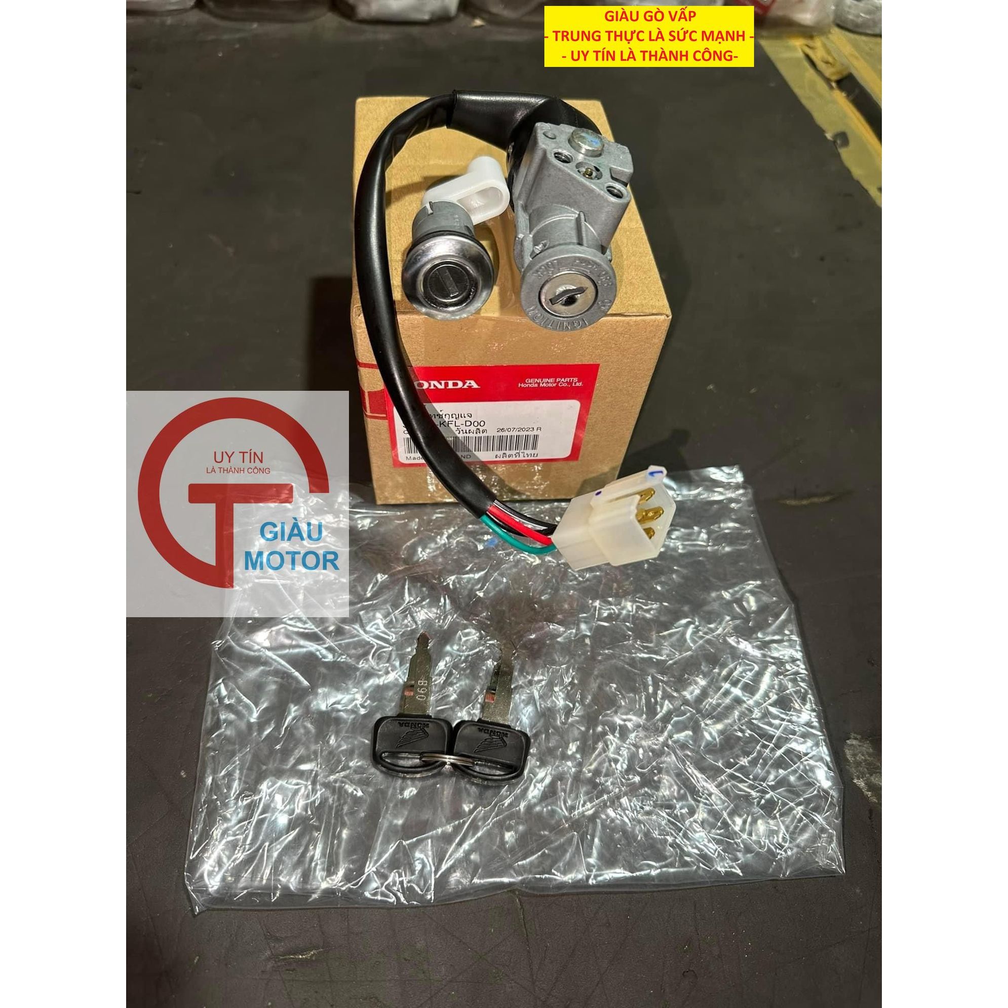 Pt-  Bộ ổ khóa wave thá¡ đời 2000 chính hãng Phụ Kiện Phụ Tùng - Phụ Tùng Uy Tín Giàu Gò Vấp