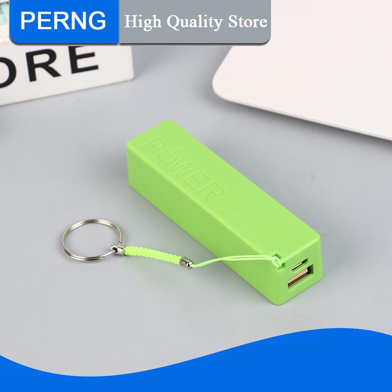 [PERNG] Tehe Điện thoại di động ngân hàng sạc pin gói cho trường hợp tự làm hộp Protable đầy màu sắc stroage hộp - 9