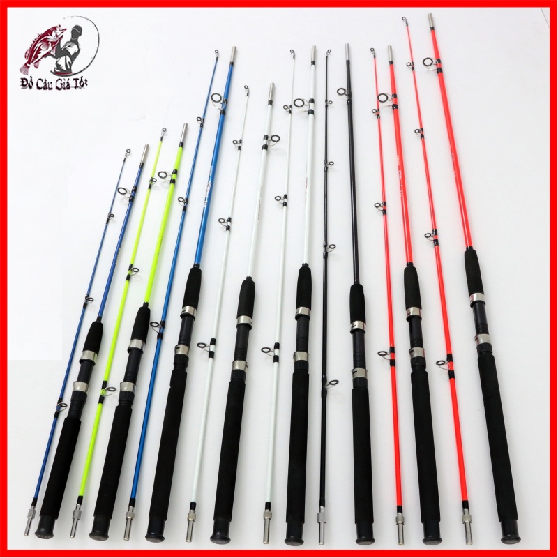 Cần câu máy shimano, cần 2 khúc đặc, cần câu cá, cần câu siêu khỏe