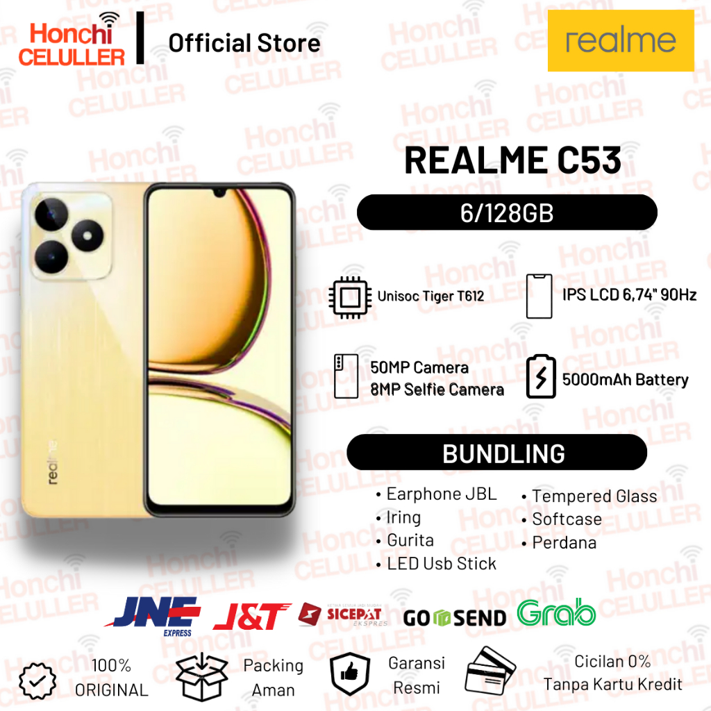 Realme C53 NFC 8/256GB 6/128GB Garansi Resmi Realme Indonesia Harga  1,999,000 Ringgit*Penghantaran Percuma