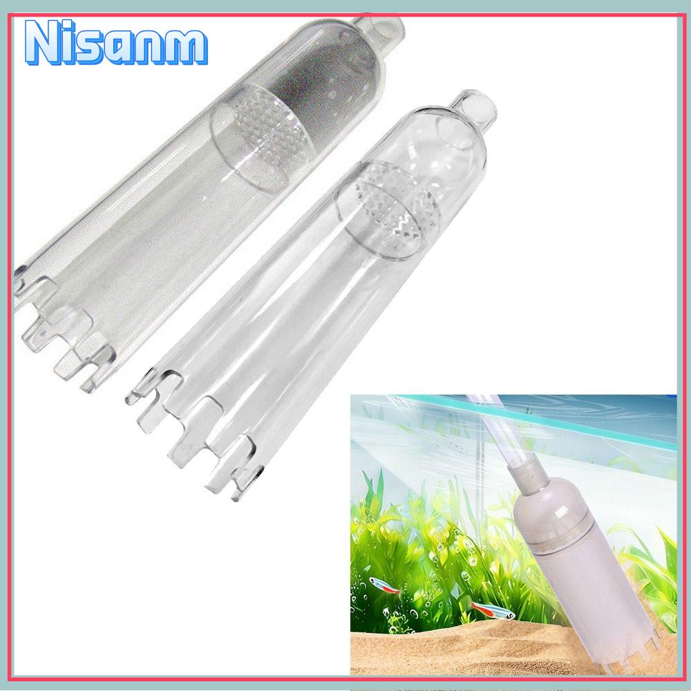 NISANM Siphon Máy làm sạch sỏi hồ cá Đầu phun lọc Máy bơm Máy bơm thay nước  Vòi hút chất lỏng Đồ dùng cho bể cá