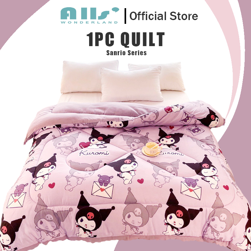Alls' Wonderland Quilt Sanrio Series Comforter Mymelody Kuromi Cinnamoroll Comforter Thicken Warm Blanket ราคา 509 บาท*ส่งฟรี