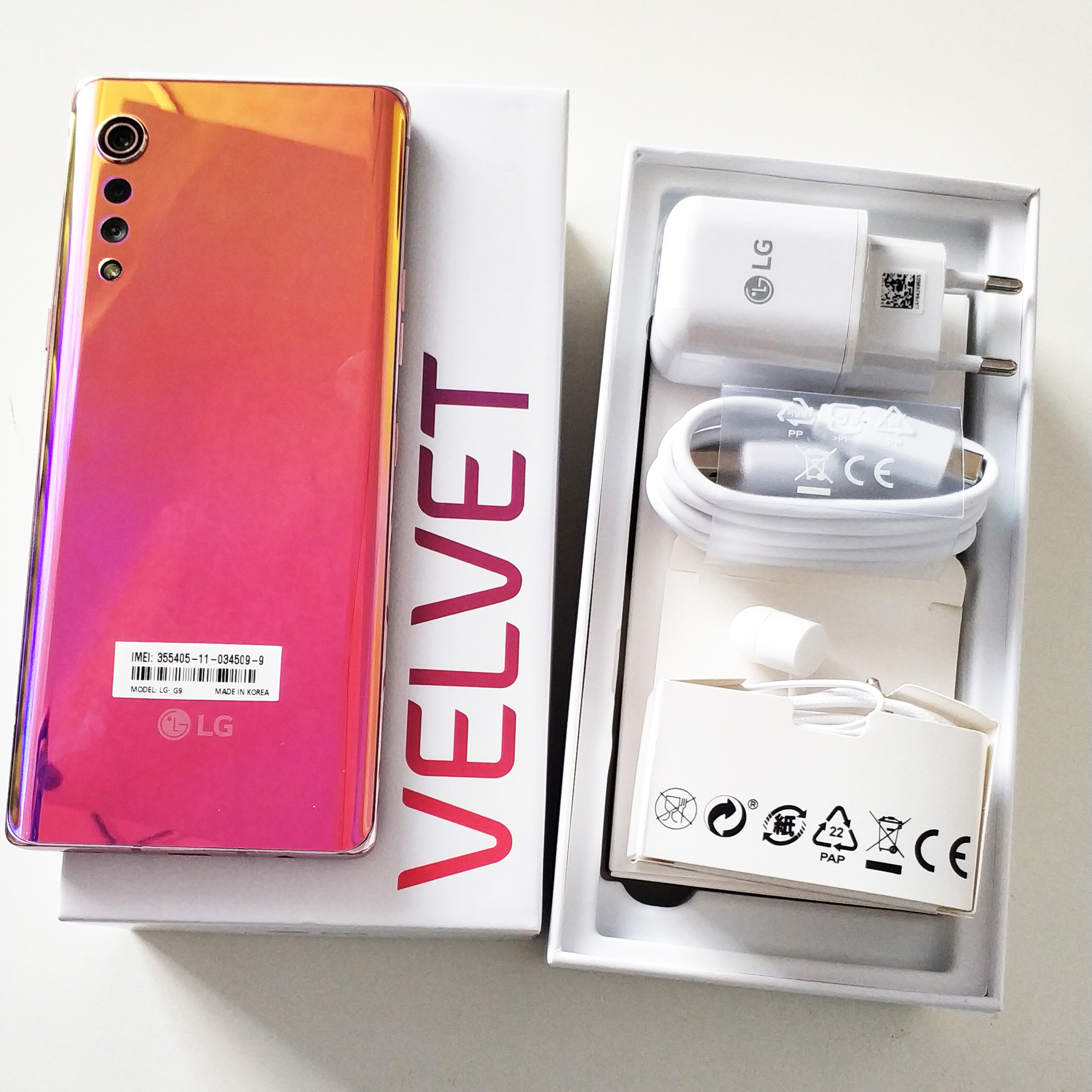 FGRSH Dual/single Sim Unlocked Original Cellphone LG Velvet G9 6.8" G900Tm/Vm/VMW 6G+128GB In-Screen-Fingerprint 5G JNJNE · v14