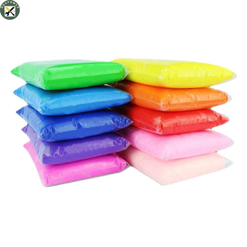 BouPower Ultra-light Clay 100g Soft Space Clay Large Bag Of 9 Colors Modeling Plasticine Kindergarten Handmade Diy Plasticine