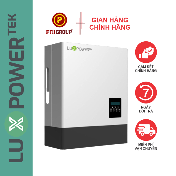 PTH GROUP Biến Tần Hòa lưới có lưu trữ Hybrid Luxpower 6KW Hybrid Inverter LXP5K LXP6K MG Parallel