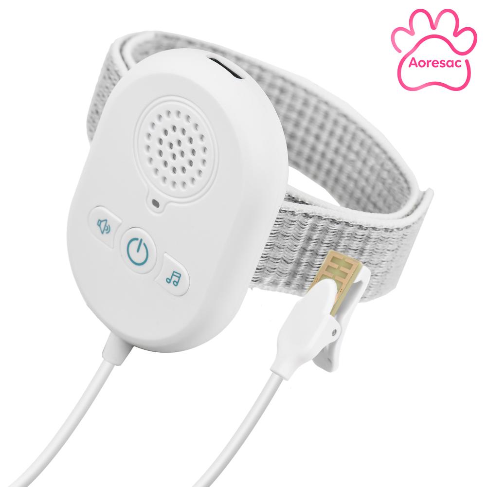 Aoresac สายเด็ก Bedwetting นาฬิกาปลุก Pee ALARM สำหรับชาย Grils เด็กการฝึกอบรมไม่เต็มเต็ง Elder Care แบตเตอรี่ในตัวเพลง/การสั่นสะเทือน/โหมดนาฬิกาปลุก ราคา 410 บาท*ส่งฟรี