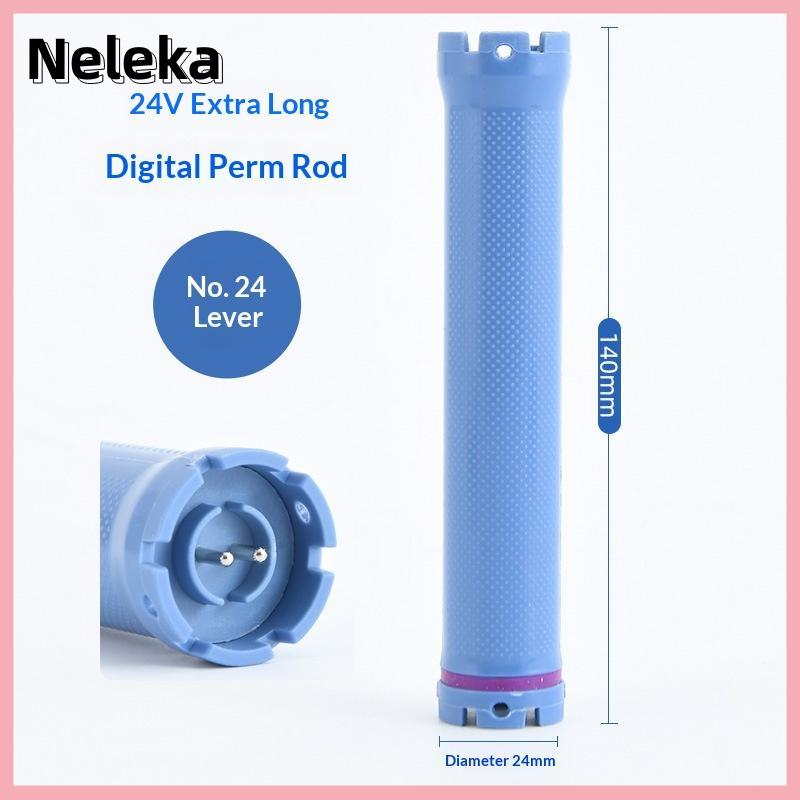 【Neleka】💖【HOT SALE】🎈🎈 140Mm 24V Kỹ Thuật Số Tóc Hot Perm Que Điện Nước Nóng Dụng Cụ uốn Thanh Con Lăn Tóc Sóng Salon Cắt Tóc Curling Xoắn Ốc Công Cụ Tạo Kiểu - 9