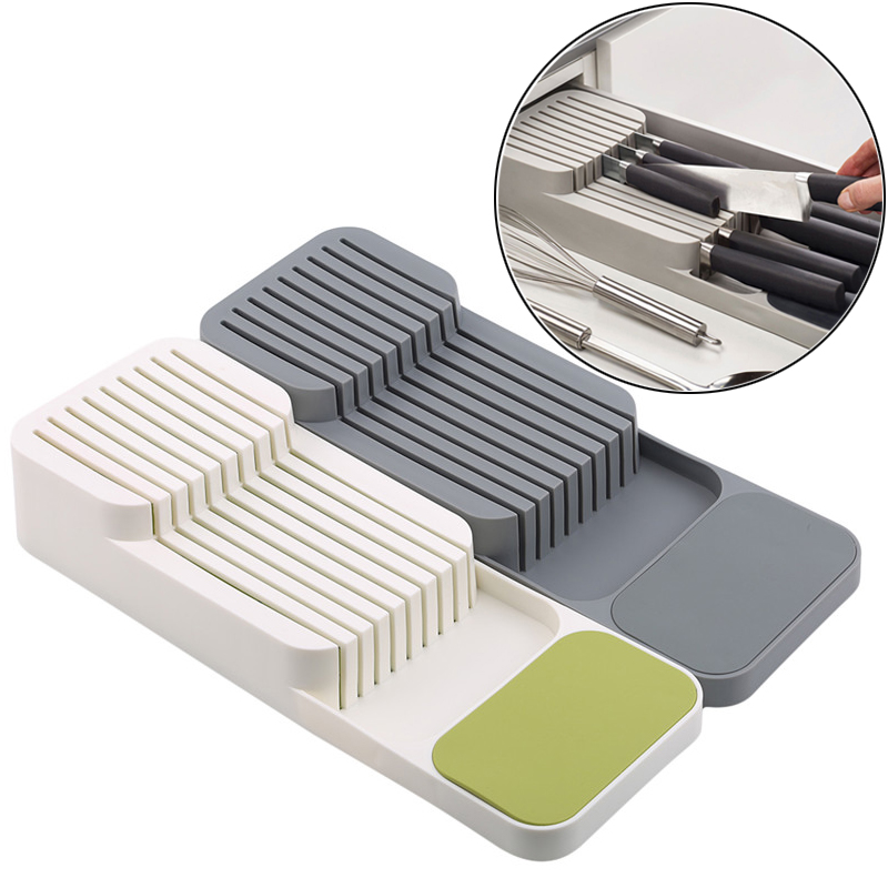 【High Cost-Performance】 Kitchen Blocks Drawer Store Kitchen Drawer Organizer Tray For Block Storage Organizer Stand Rack Holders