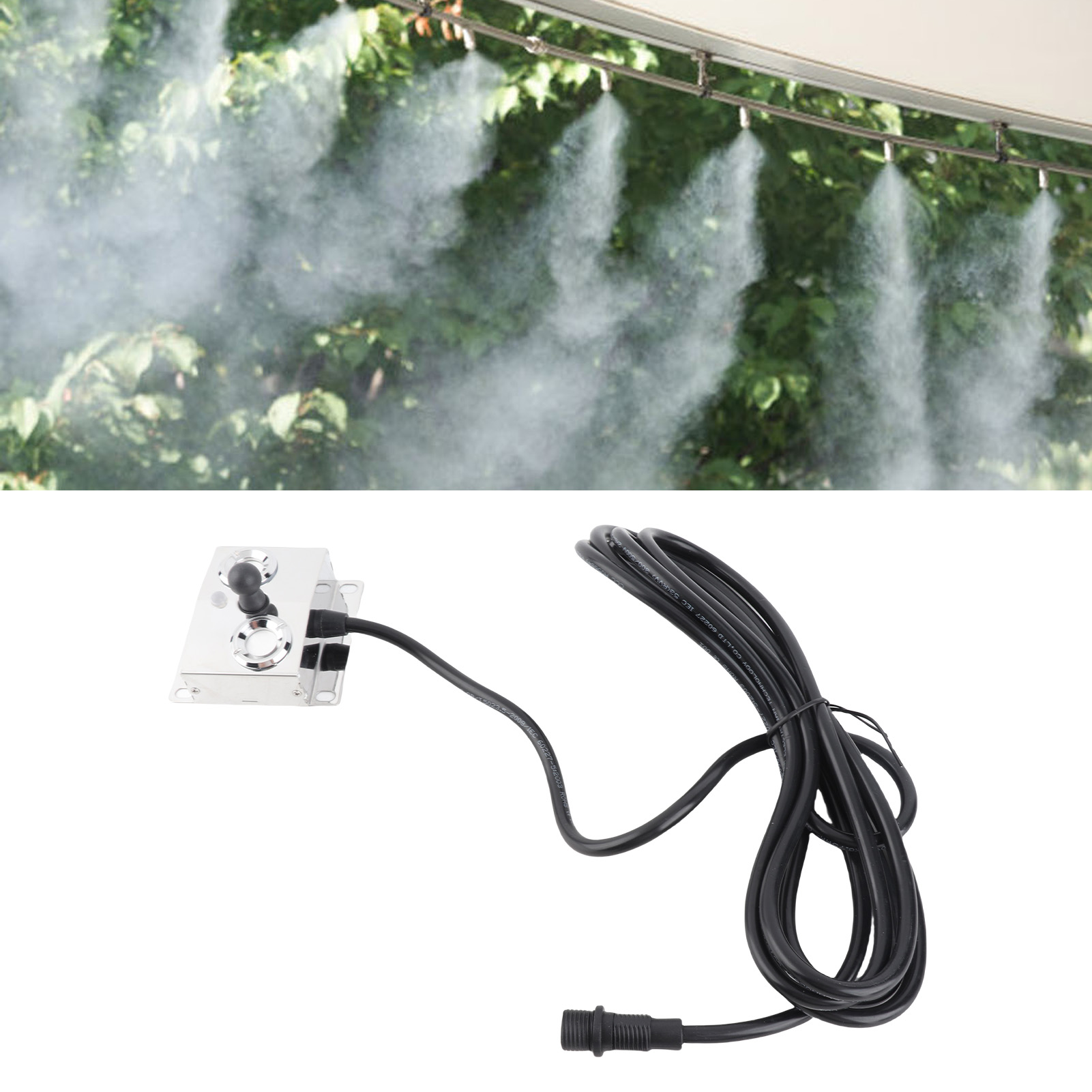 Mingzhe Ultrasonic Fogger 2 Head Mist Maker 36V for Garden Landscape Rockery Indoor Outdoor ราคา 907 บาท*ส่งฟรี