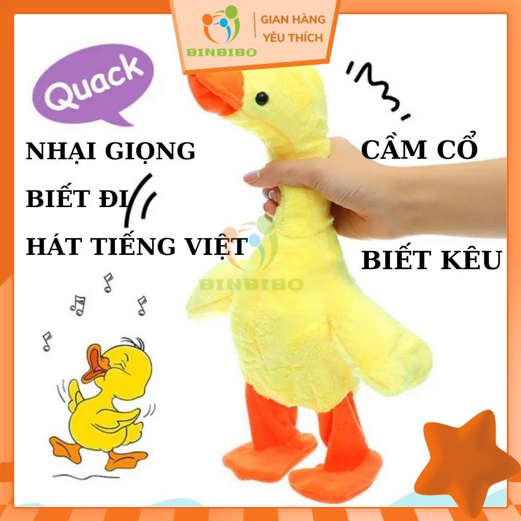Vịt Nhại Giọng POKA biết đi biết nói biết hát cầm cổ kêu quạc quạc như thật - Binbibo