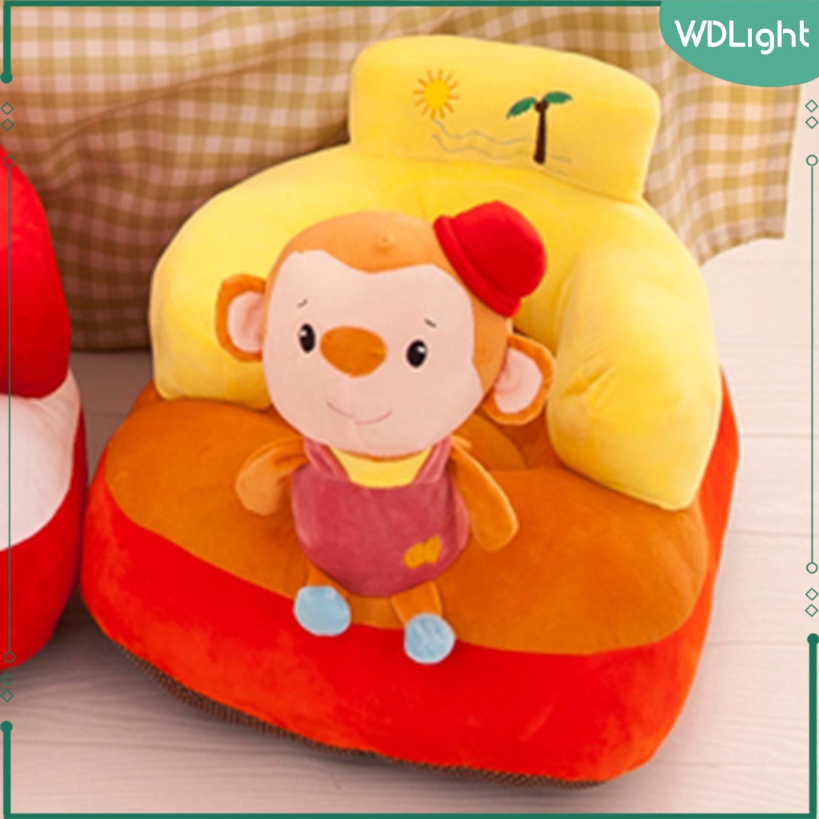 WDLight Cartoon Baby Sofa Cover Washable Learning Sitting Animal School for Infants