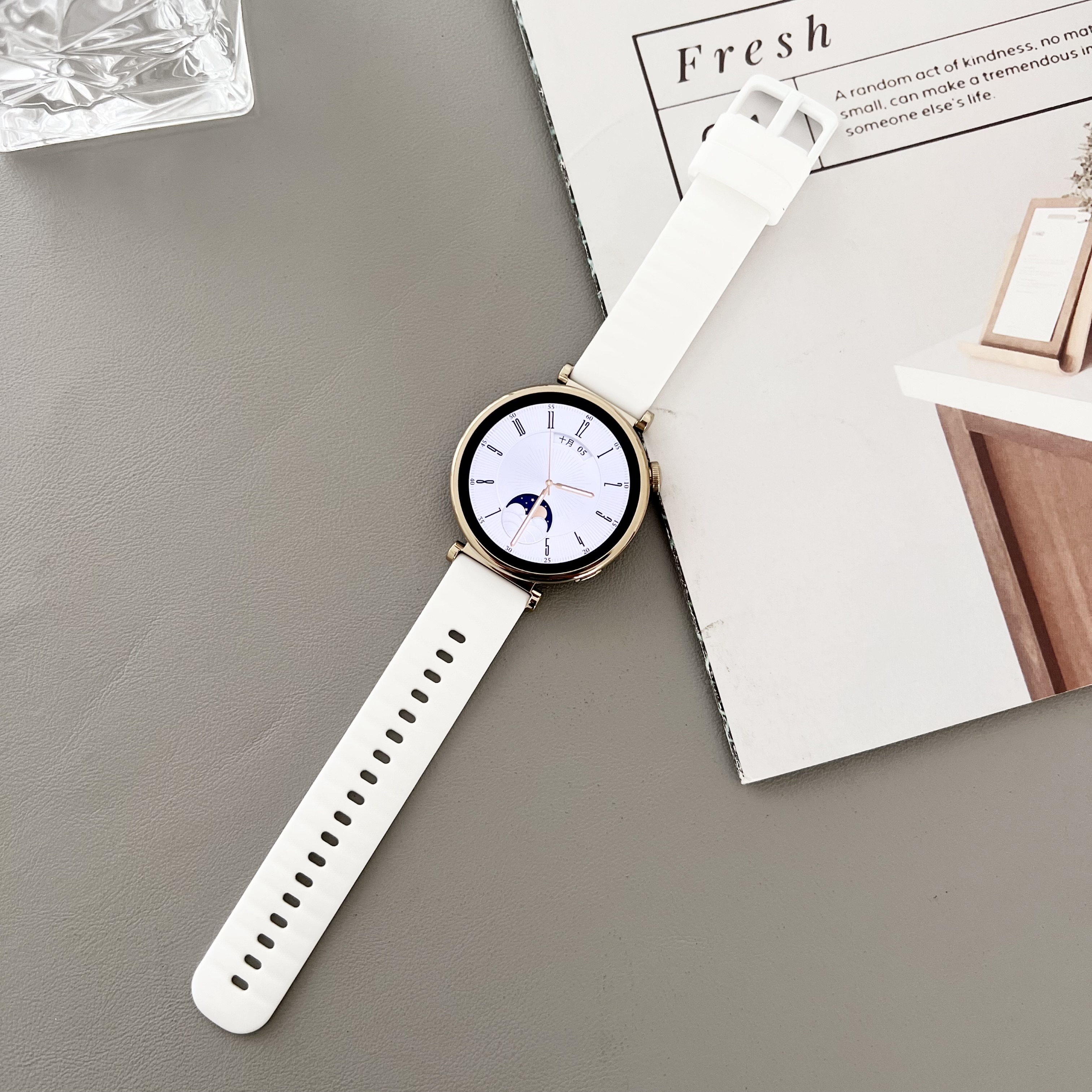 Dây đeo silicon đồng hồ For huawei watch GT 4 41mm Dây đeo đồng hồ nam nữ thể thao chống nước đồng h