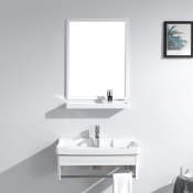 Compact Ceramic Bathroom Sink and Cabinet Combo by 