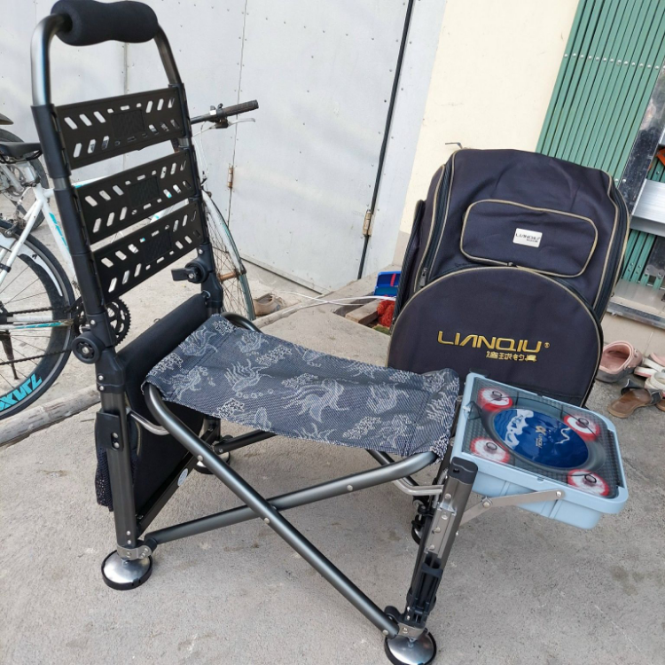Ghế câu đài địa hình LIANQIU 032B cao cấp full phụ kiện - Ghế câu đài địa hình LQ 032B