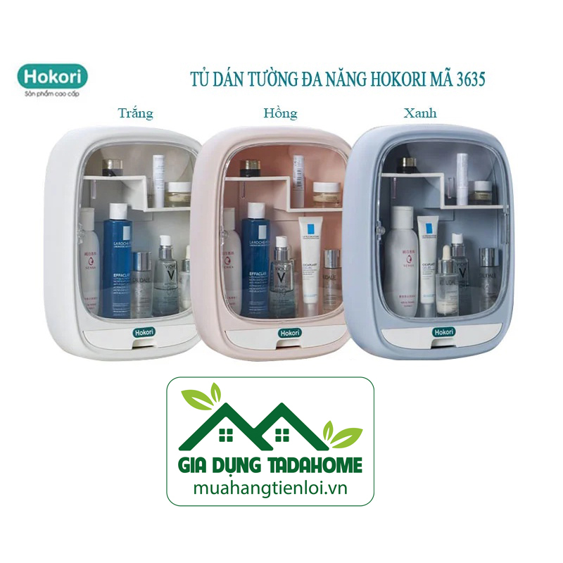 Tủ đựng mỹ phẩm, trang sức, tủ thuốᴄ y tế treo tường chống nước việt nhật hokori 3635 - tadahome