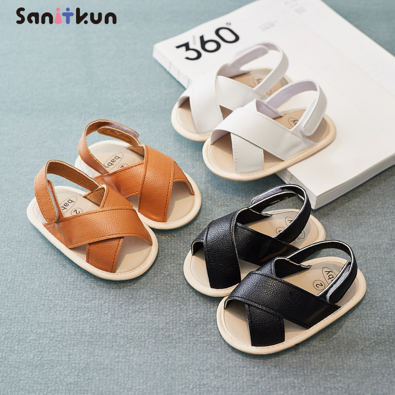 Spring And Summer Sandals Baby Shoes PU Leather Sandals Toddler Shoes