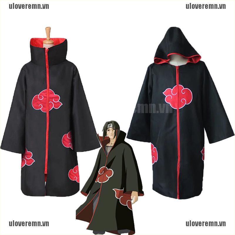 Có sẵn Áo Choàng Hóa Trang Nhân Vật Akatsuki itachi Chất Lượng Cao