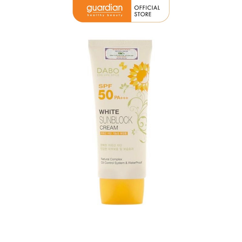 Kem Chống Nắng Giúp Sáng Da Dabo White Sunblock Cream SPF50 PA++ 70Ml