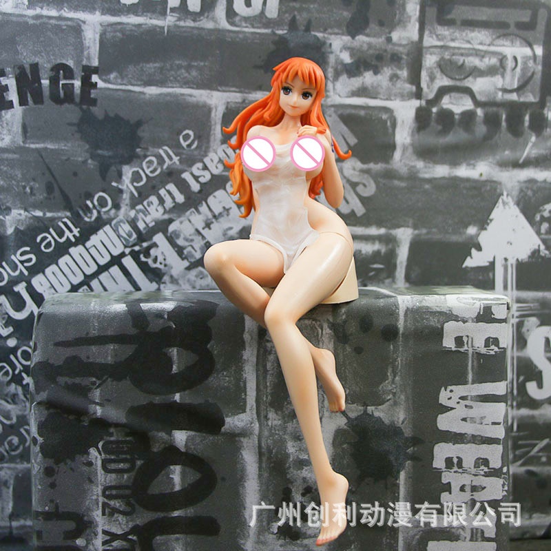 [Xcasd] 27cm anime One Piece nami Nico Robin Boa Hancock sexy Khăn tắm có thể tháo rời hình mô hình 