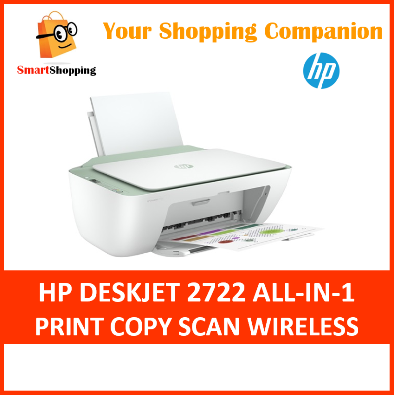 HP DJ2722 D2722 2722 DJ2623 D2623 2623 All In One Deskjet Printer 2621 D2621 Wireless Print Scan Copy (upgraded model of 3630, 2620, 2130) Singapore