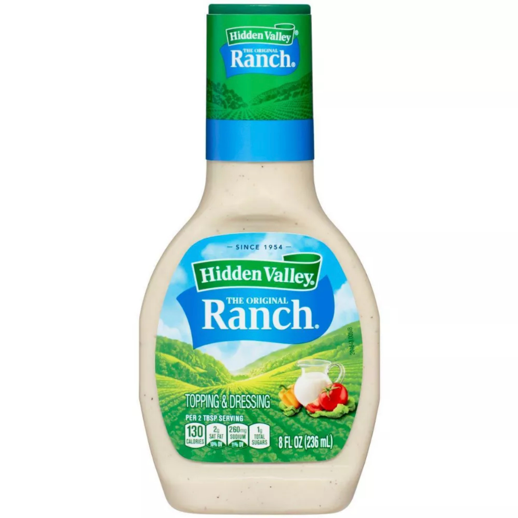 SỐT RANCH TRUYỀN THỐNG - KHÔNG BÉO Hidden Valley Original Ranch Salad Dressing & Topping, Fat Free, Gluten Free