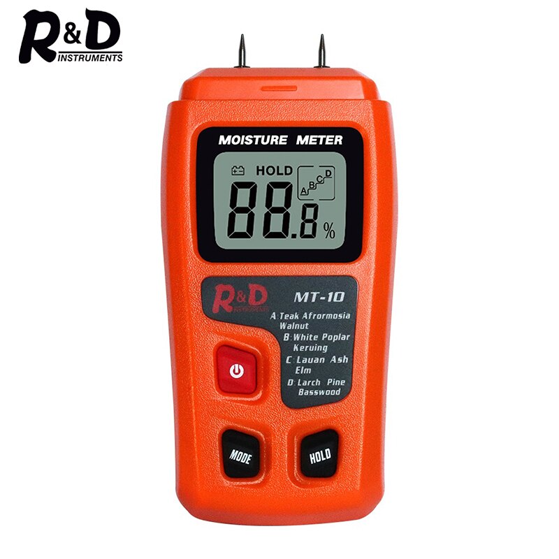 Digital Moisture Meter Wood Timber Damp Detector Alarm Function Humidity  Tester Non-contact Spherical Hygrometer Moisture Detect