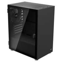 CASE AEROCOOL CS-111 Mini-Tower BLACK / WHITE (MICRO-ATX) เคสมินิมอล