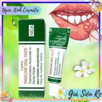 Kem Bôi Nhiệt Miệng TRINOLONE ORAL PASTE 5g Thái Lan kem Bôi Lở Miệng  Nhiệt Miệng , Giảm Đau rát