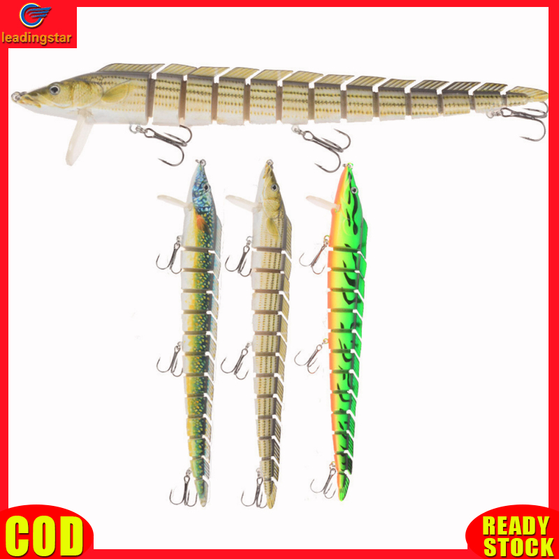 LeadingStar RC Authentic 23cm/46g Lure Bait Fishing Lures Trout Multi Jointed Swim Baits Slow Sinking Bionic Swimming Lures For Bass Fishing Lures ราคา 144 บาท*ส่งฟรี