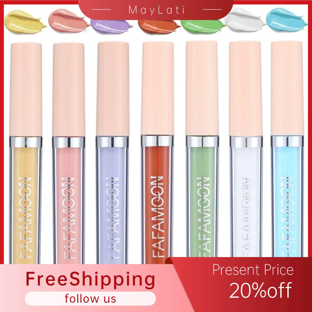 Maylati 2.5ml Kem che khuyết điểm dạng lỏng che phủ tại chỗ mụn trứng cá che phủ đầy đủ màu kem che khuyết điểm kể cả màu da kem nền
