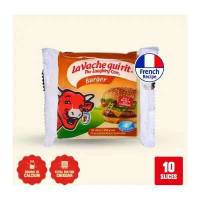 Laughing Cow Cheese Slice - Cheddar 10 pcs