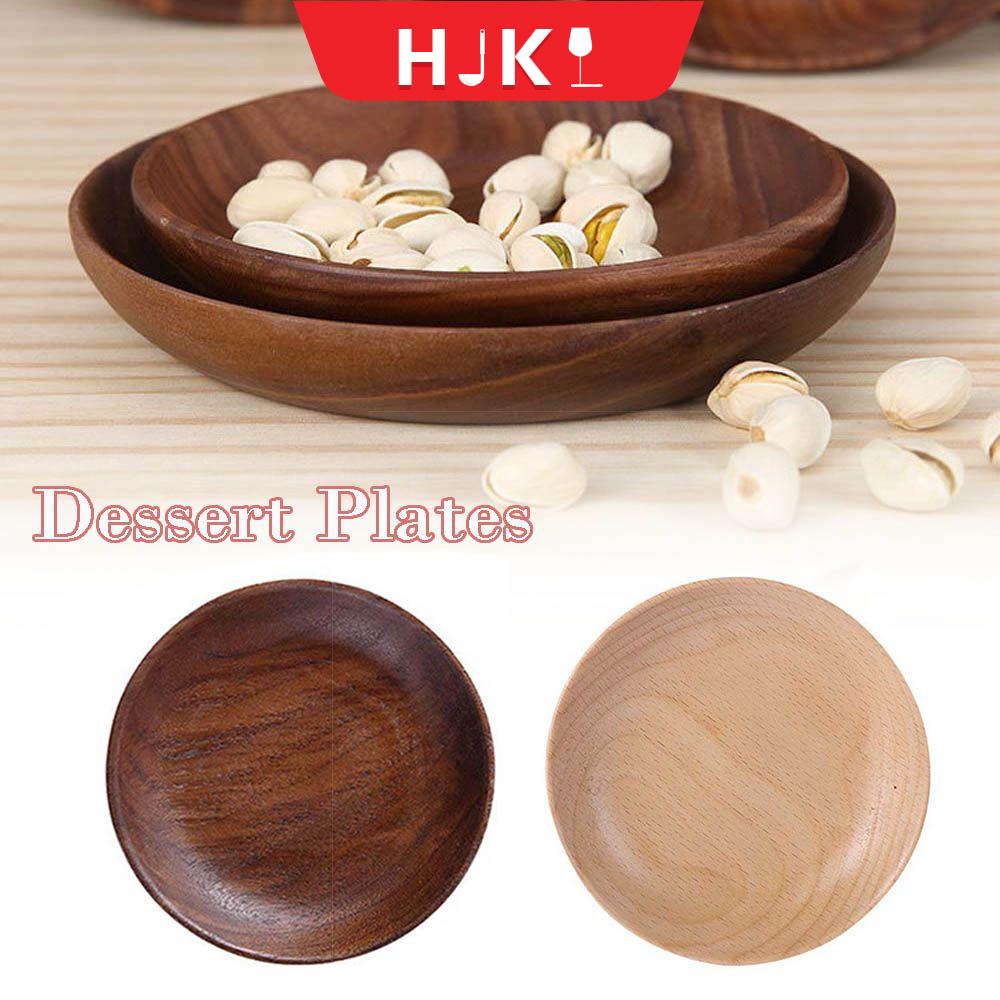 HJKL Thiết kế nội thất Thân thiện với môi trường Người giữ Bộ đồ ăn Trái cây Beech Bánh Khay phục vụ Đĩa tráng miệng Bộ đồ ăn Đĩa ăn tối