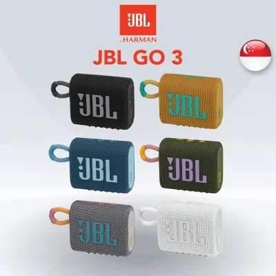 [SG] JBL GO 3 Portable Bluetooth Speaker (Waterproof and Dustproof) - Available in 6 colours!