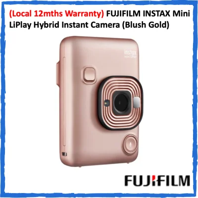 (Local 12mths Warranty) FUJIFILM INSTAX Mini LiPlay Hybrid Instant Camera + Monthly Freegifts