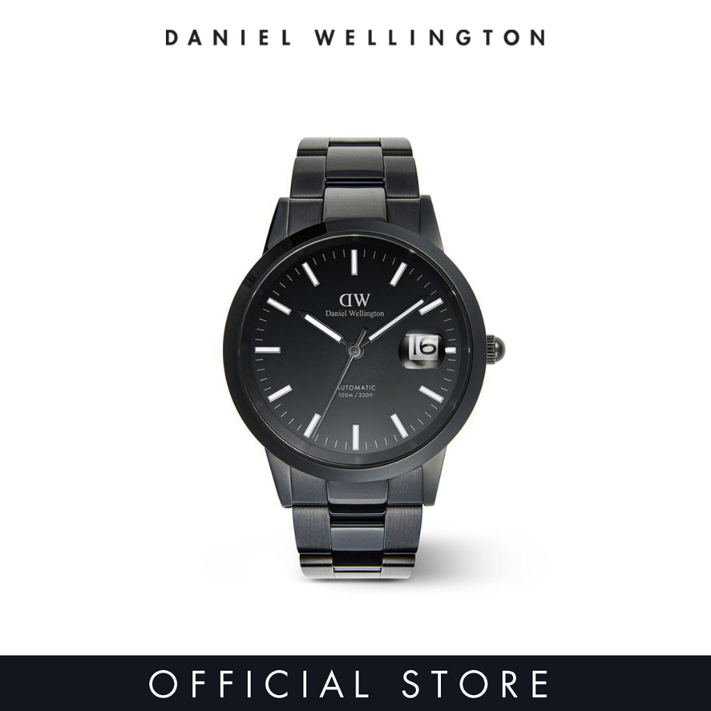 [2 Years Warranty] Daniel Wellington Iconic Automatic 40mm Link Black - Men's Wristwatch Men Watch Automatic Movement Watch ราคา 14,450 บาท*ส่งฟรี