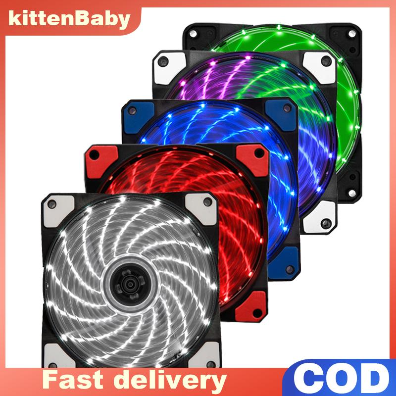 👉Hot Sale kittenBaby 120Mm Trường Hợp Máy Tính Fan Im Lặng Fan CPU Làm Mát RGB Yên Tĩnh PC Cooler Fan Trường Hợp Người Hâm Mộ Giá 50,048 Đồng*Miễn phí vận chuyển