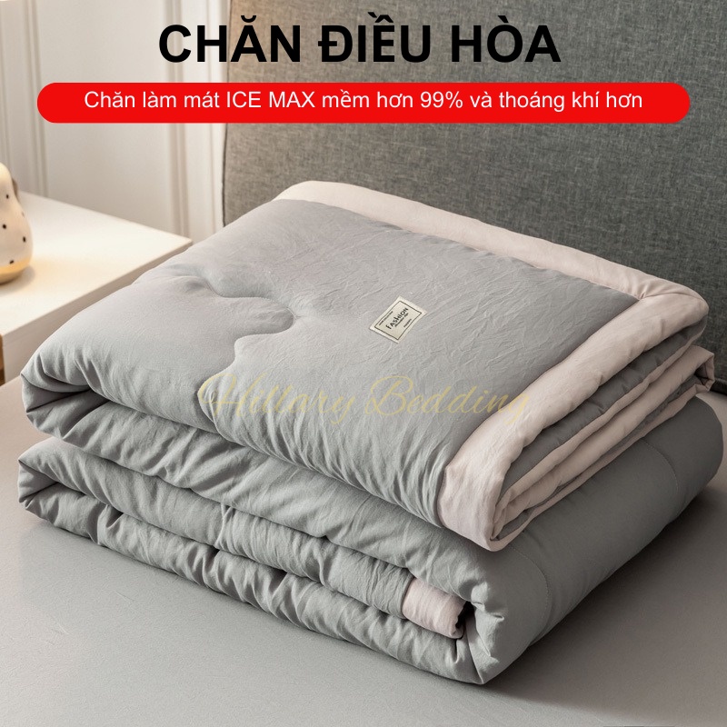 Chăn mùa hè chăn điều hòa làm mát chất liệu vải bông siêu mềm thoáng mát kích thước 2m x 2m3 thích hợp dùng cho cả 4 mùa trong năm