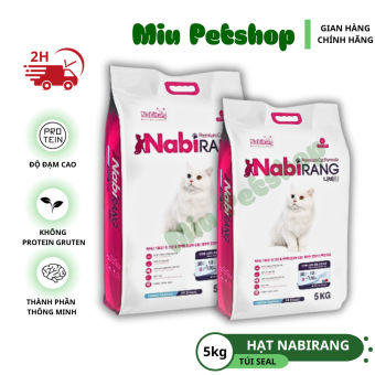 Hạt cho mèo Nabirang túi 5kg Hạt dinh dưỡng cho mèo mọi lứa tuổi. NABIRANG TÚI 5KG