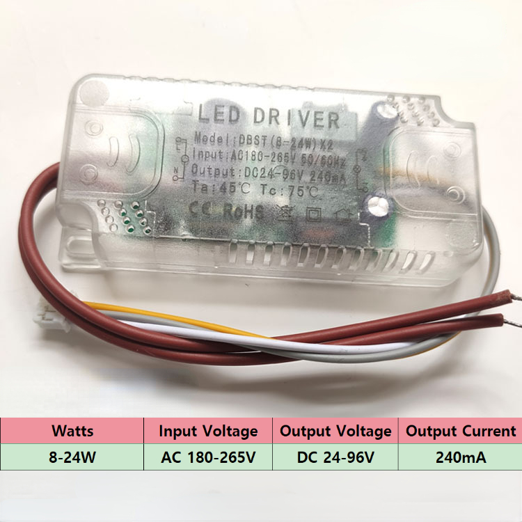 LED Three-color Driver Power Supply Three-color Light-changing Zone 8-24W 18-40W 40-60W 24-40W 40-60W