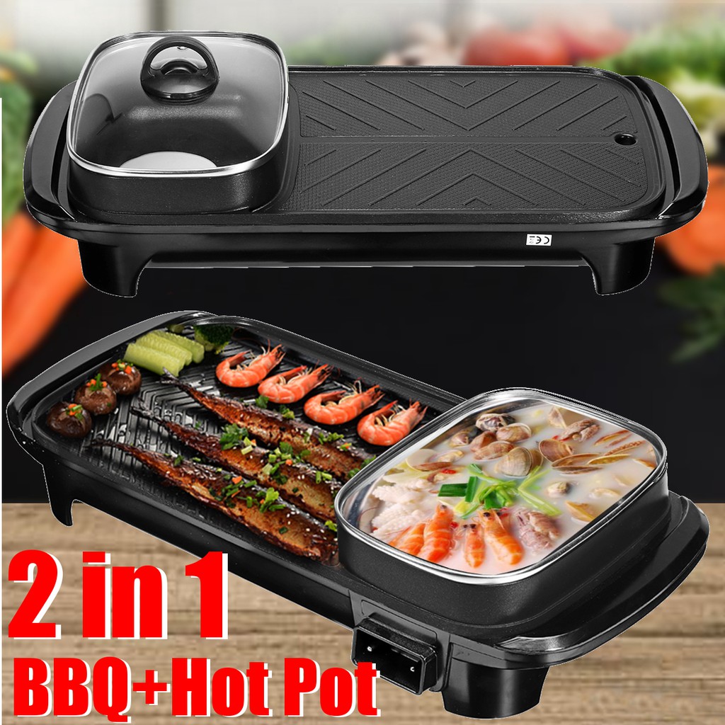 2-in-1 Korean Grill & Hot Pot by 