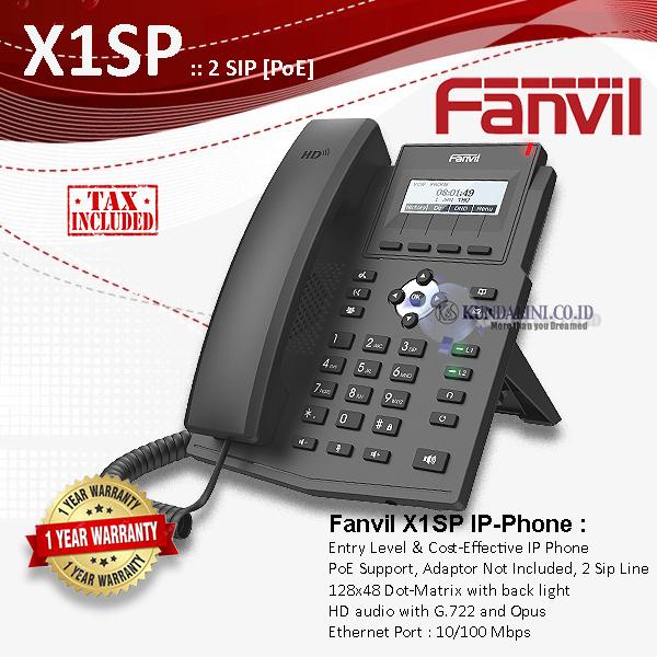 PROMO FANVIL X1SP ENTRY-LEVEL IP PHONE [2 SIP - POE] - retrosale Giá 1,070,000 Đồng*Miễn phí vận chuyển