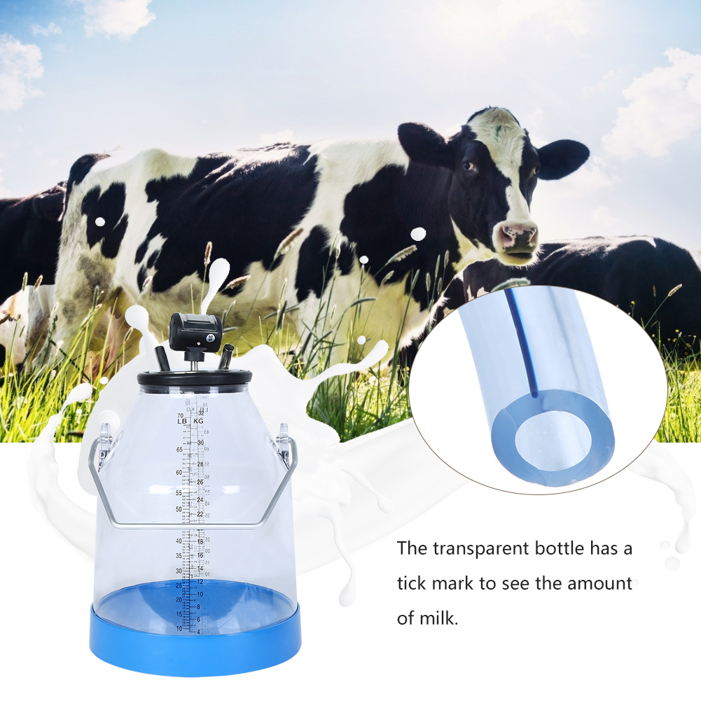 แบบพกพาโปร่งใส 32L นมวัวนมเครื่องรีดนมถังถัง MB ราคา 6,085 บาท*ส่งฟรี