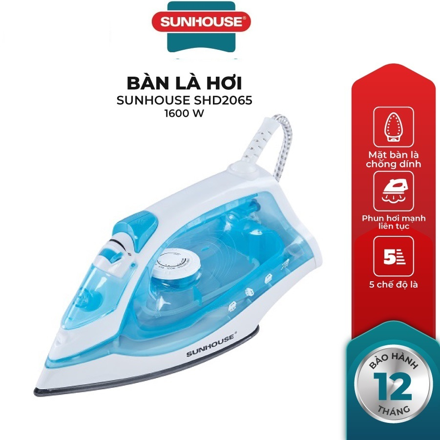 Bàn ủi hơi nước SUNHOUSE SHD2065