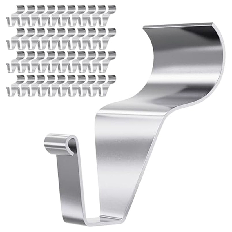(PGJI) Vinyl Siding Hook Hanger,40Pack Stainless Steel Siding Hooks No Hole Siding Hanging Hanger for Hanging on Patio
