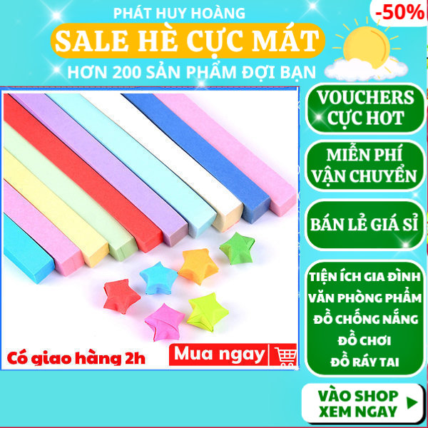 Khay giấy xếp sao origami nhiều màu , Giấy gấp sao 5 cánh trang trí trong nhà , Giấy gấp sao thủ công 5 cánh may mắn , Giấy xếp ngôi sao năm cánh dạ quang , Giấy xếp sao màu thân thiện dễ thương cho bé , Phát Huy Hoàng