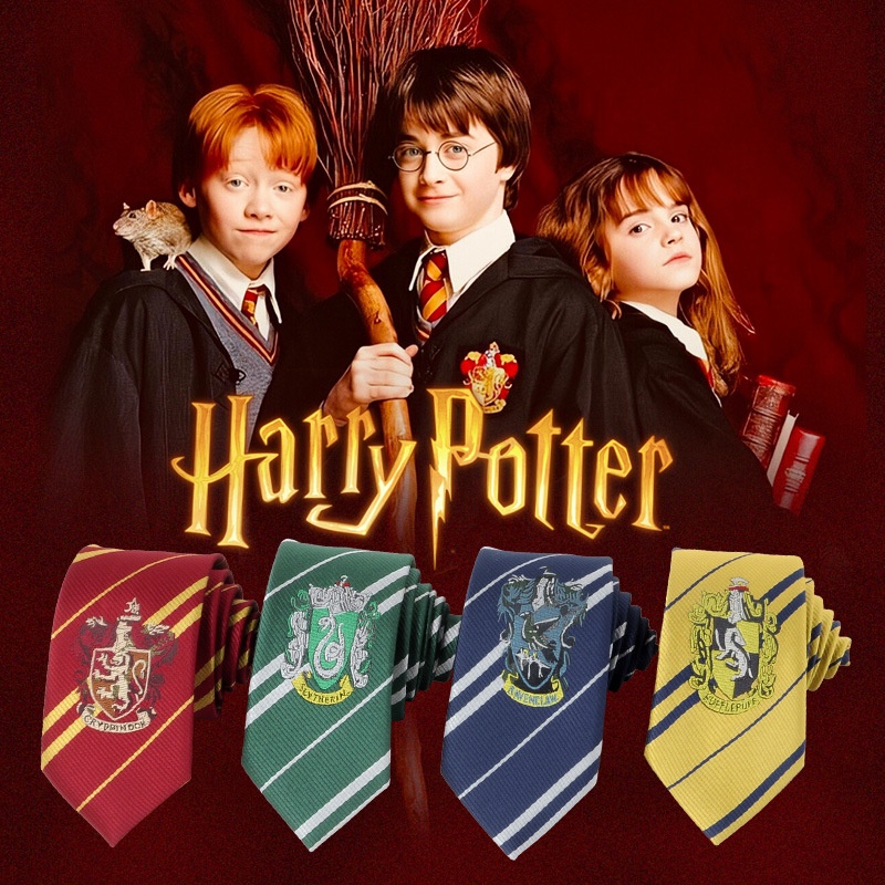 【Luoqi tie】 Cà Vạt thủ công, họa tiết rắn, Harry Potter Slytherin JK Preppy, phong cách Hogwarts. Ch